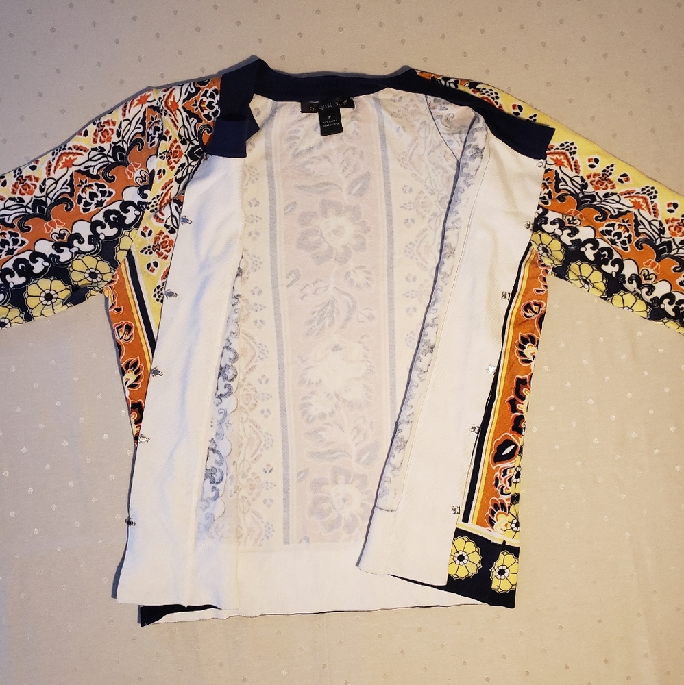 August Silk Cardigan - size M - Picture 7 of 15